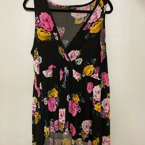 Torrid Floral High Low Tank